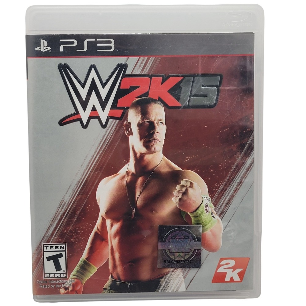 PS3 WWE 2K15 (Sony PlayStation 3, 2014) John Cena Complete w Manual